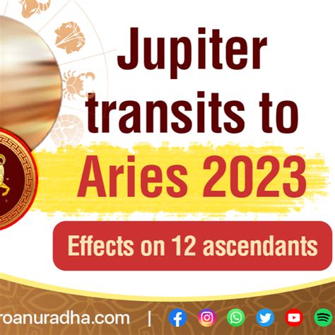 5 years to transit a sign and is the most important transit in Vedic Astrology. . Jupiter transit in aries 2023 vedic astrology